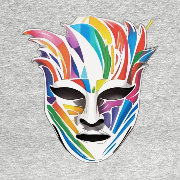 Mask Rainbow Shadow Silhouette Anime Style Collection No. 339 by cornelliusy